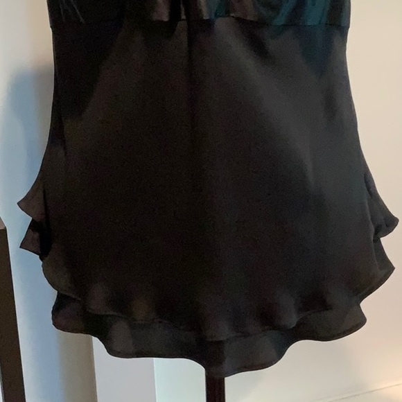 100% silk layered black camisole by Caslon. - Picture 4 of 5